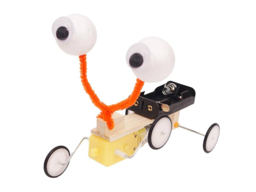 Wooden Bionic Reptile Robot STEM Kit DIY Reptile Robot Kit