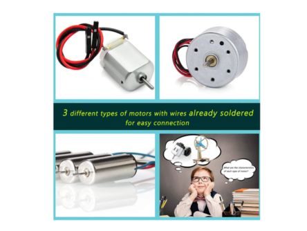 DIY Wooden 4-in-1 STEM Kit for Kids, Wooden Solar Power Motor Kit for Boys to Build, STEM Electric Projects Engineering Set - Image 3