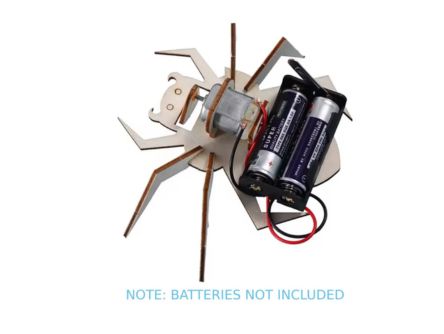 Electric Spider Robot STEM Kit DIY Electric Spider Robot Puzzle Kit Electric Crawling Animal Science Kit - Image 3