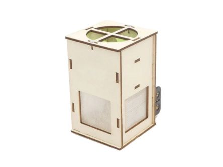 DIY Air Purifier STEM Kit Wooden Model Kids Science Toy Technology DIY Physics Building Blocks Kit - Image 3