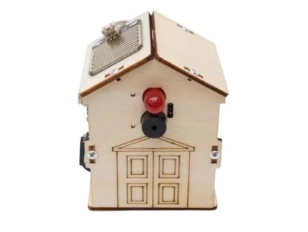 DIY Wooden Rain Detector Kit Wooden Water Drop Detection STEM Kit Water Drop Sensor STEM kit - Image 2