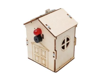 DIY Wooden Rain Detector Kit Wooden Water Drop Detection STEM Kit Water Drop Sensor STEM kit - Image 3